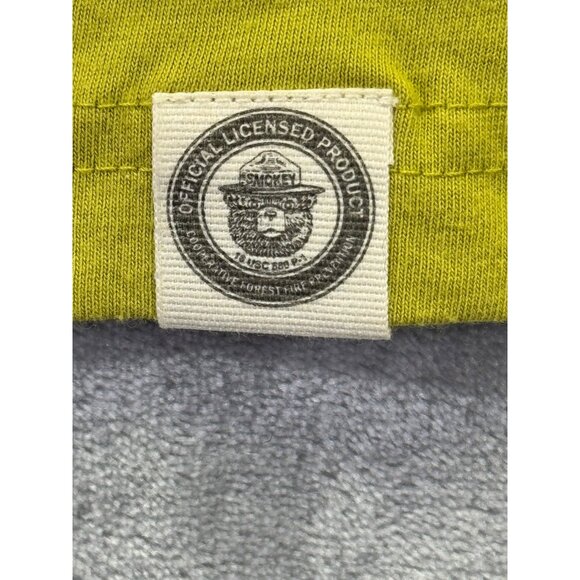 Official Smokey Bear Ringer T-Shirt Small By The Landmark Project  60% Cotton 40 - Picture 2 of 16